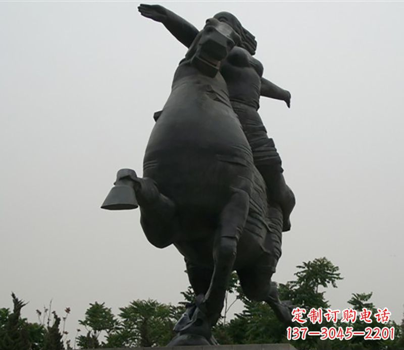 甘肃骑马雕塑跨越时空的传奇