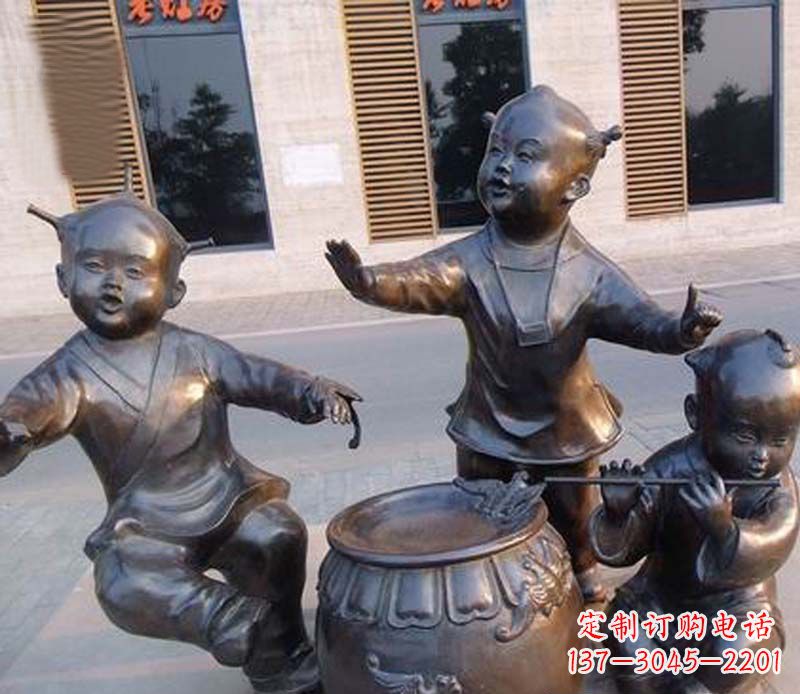 甘肃儿童铜雕——传承精神家园的艺术瑰宝