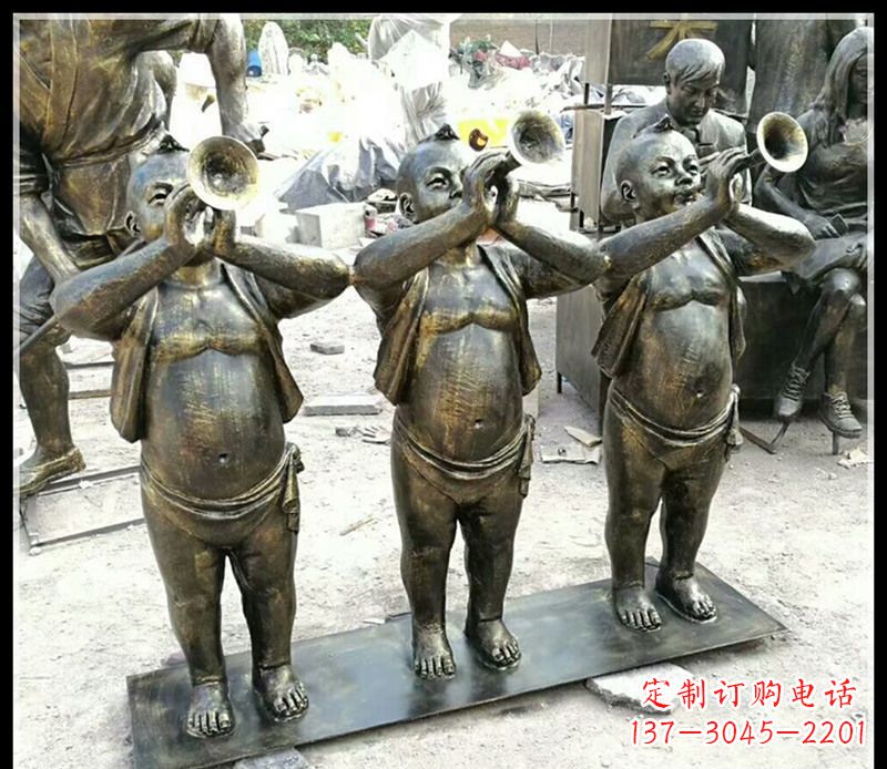 甘肃儿童雕塑弘扬传统文化