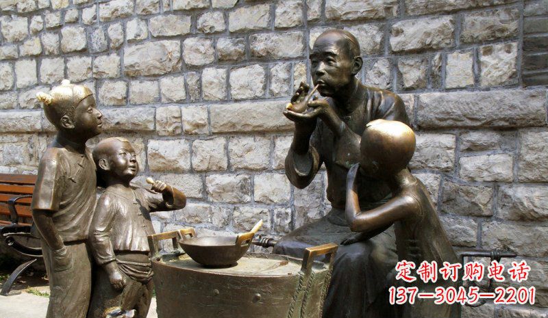 甘肃糖果街的精美雕塑