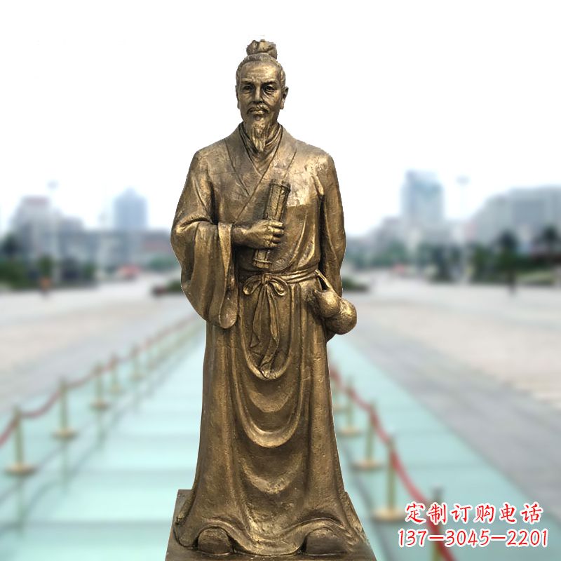 甘肃铜雕艺术张仲景的精神实践