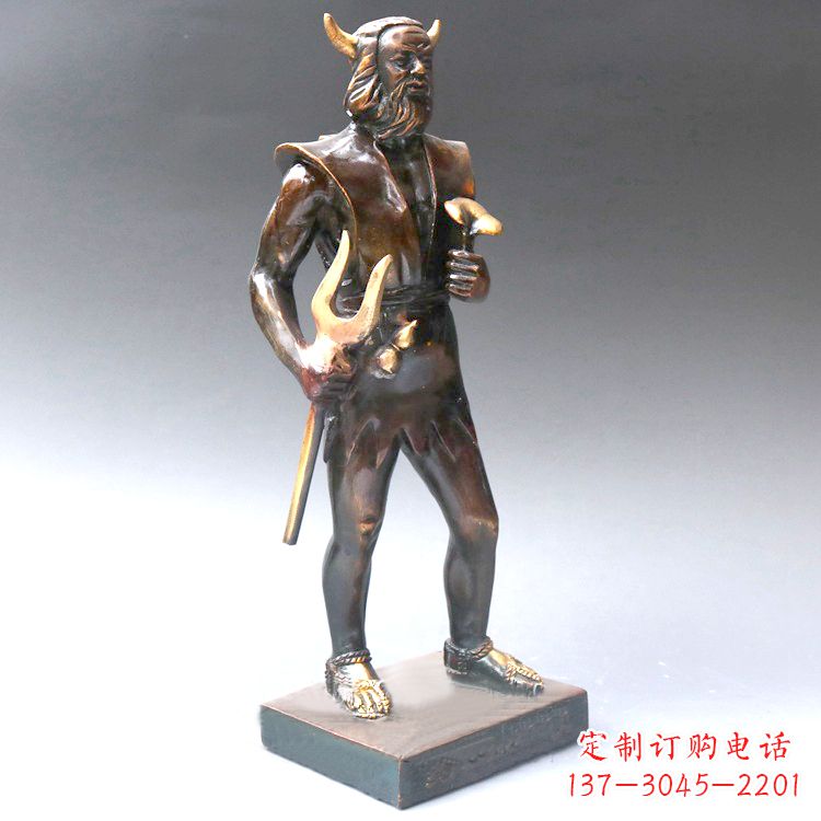 甘肃神农雕塑传承中华文化