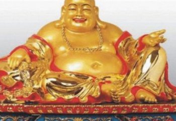 甘肃弥勒佛铜雕的精美
