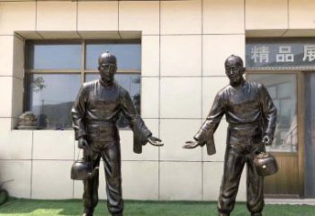 甘肃店小二雕塑——记茶馆民俗