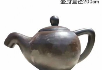 甘肃青铜茶壶雕塑——彰显传统文化的艺术精髓