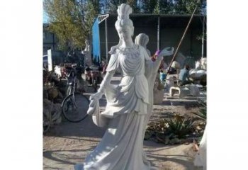甘肃传奇女神嫦娥的雕塑