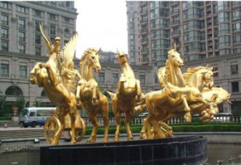 甘肃阿波罗的象征——青铜雕塑