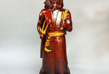 甘肃神农氏铜像传承炎帝文化的艺术之作