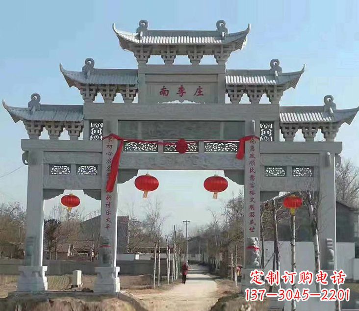 甘肃祠堂石牌坊雕塑艺术精粹