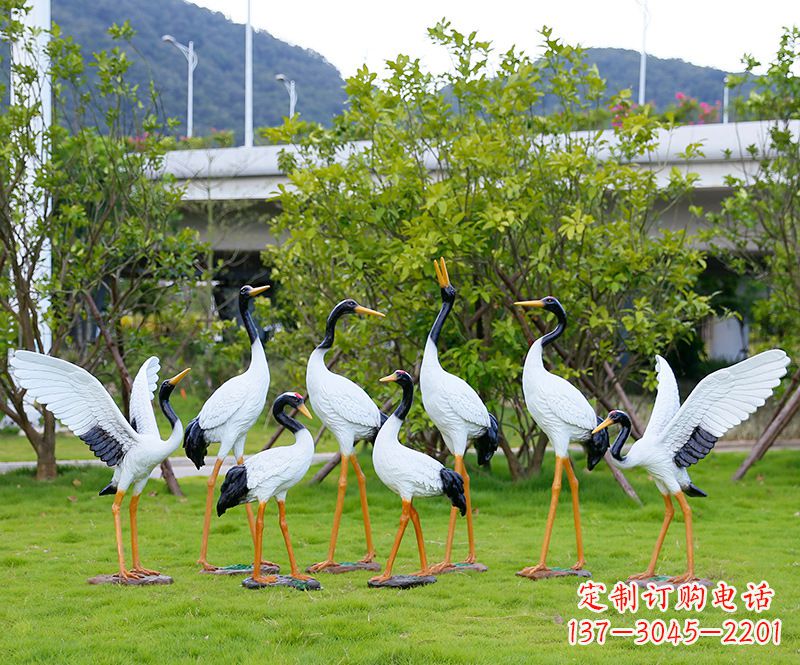 甘肃仙鹤雕塑传承中国文化精髓