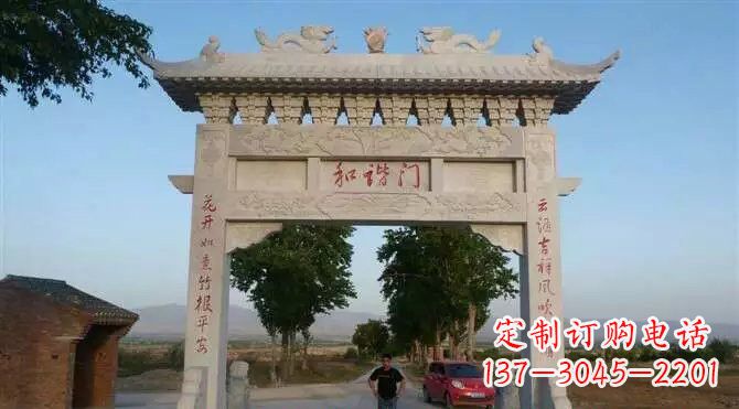 甘肃牌坊雕塑