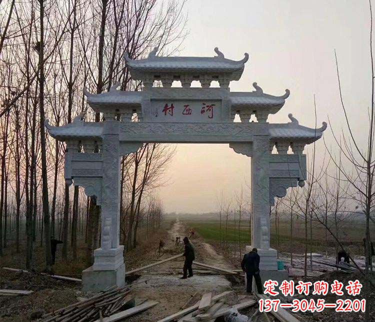 甘肃牌坊雕塑——记忆中的美丽家乡