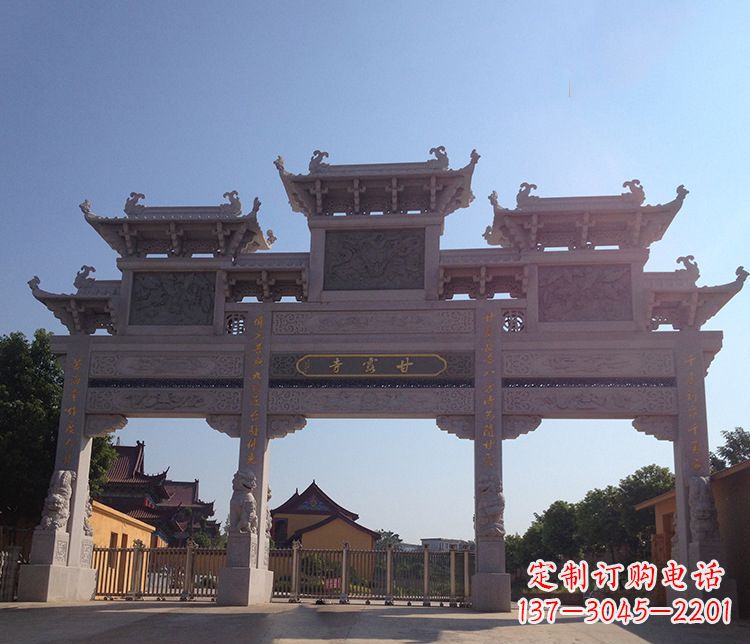 甘肃牌坊雕塑——传承民间艺术的精髓