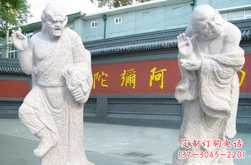 甘肃大理石罗汉雕塑佛教精神的象征
