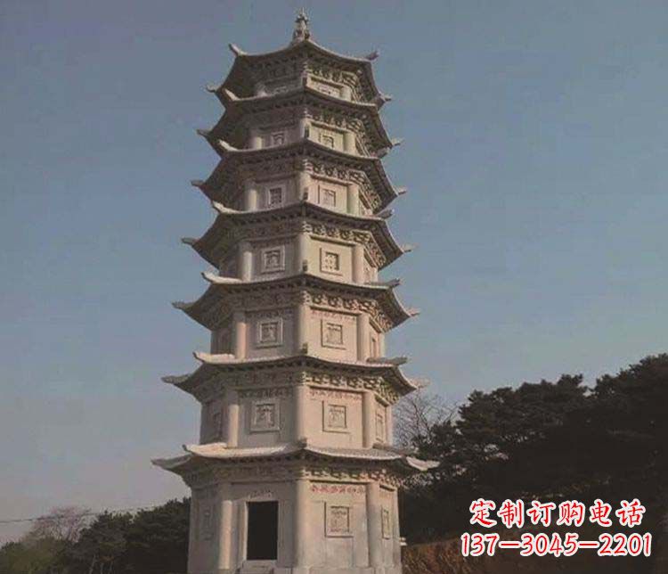 甘肃宝塔雕塑大理石的艺术精品