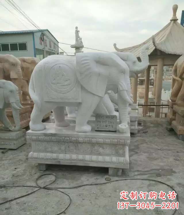 甘肃大理石大象——雕塑之美
