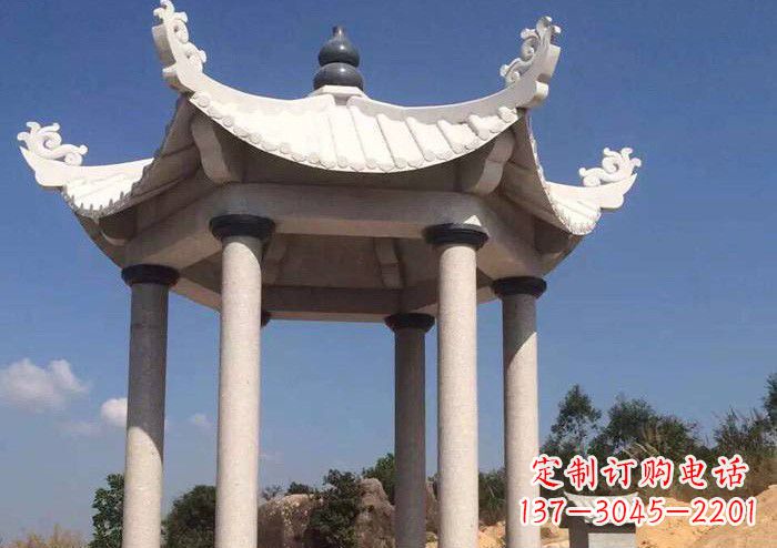 甘肃大理石凉亭雕塑——传承古代工艺之精粹