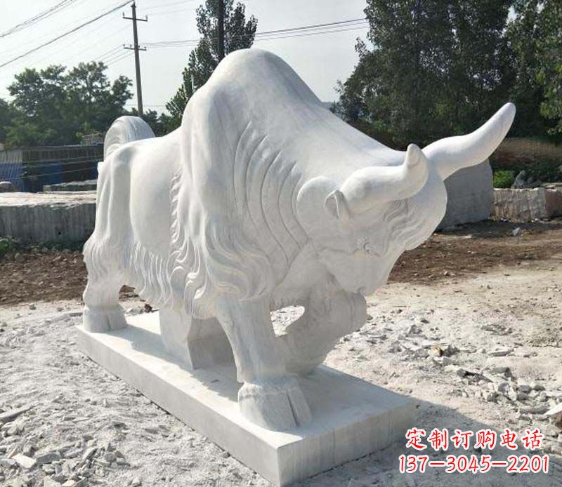 甘肃大理石动物雕塑美丽的艺术品