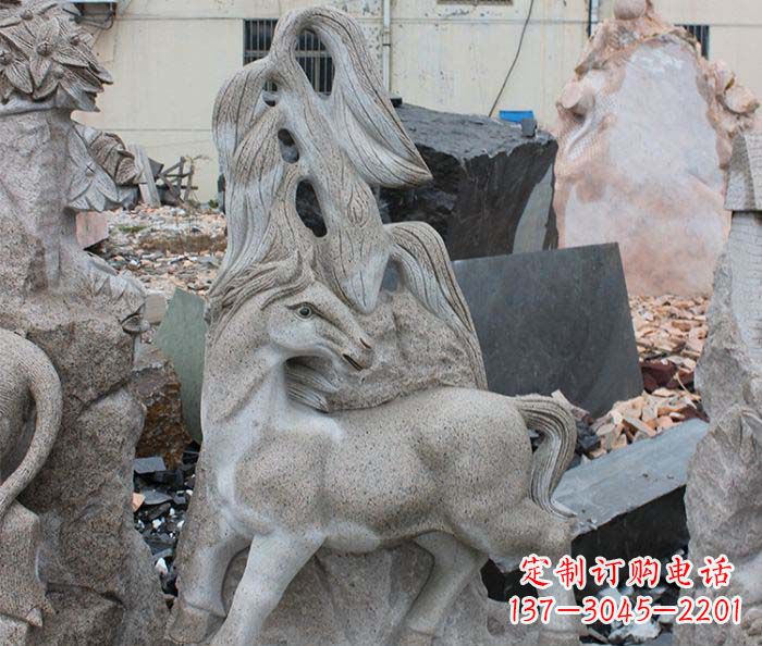 甘肃大理石动物雕塑丰富多彩的艺术品