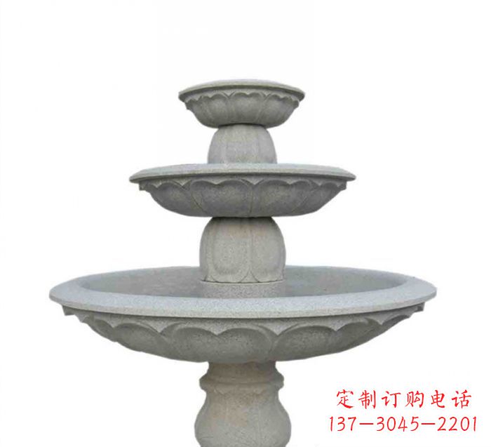 甘肃大理石多层喷泉石雕——精美而充满灵性的艺术杰作