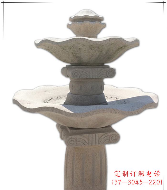 甘肃大理石多层喷泉石雕精美绝伦的艺术形式