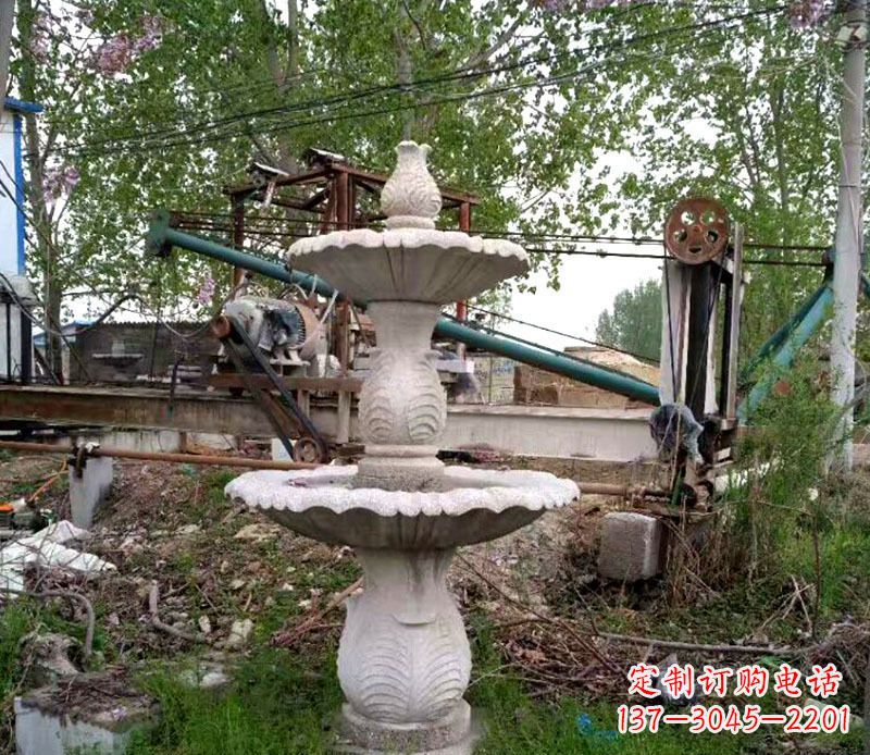 甘肃大理石多层喷泉石雕雕塑艺术的精美之作