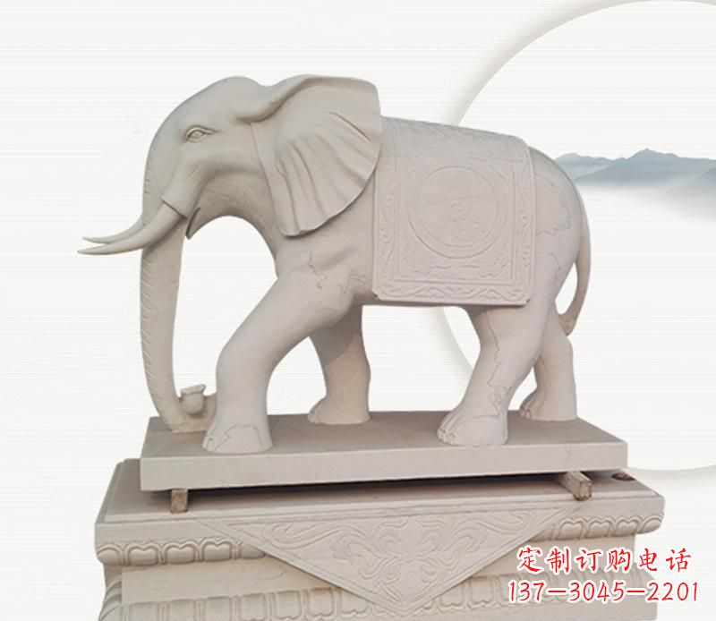 甘肃大理石公园内的巨大雕塑