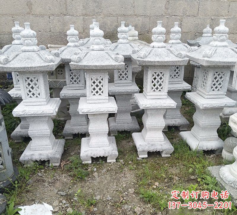 甘肃精美大理石石灯雕塑