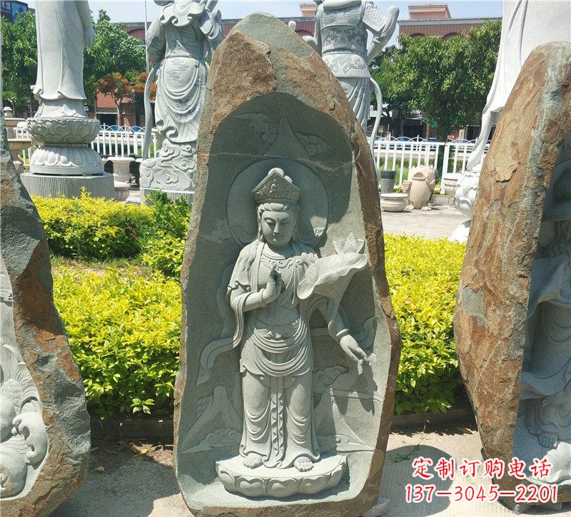 甘肃大理石观音像,以灵性铭刻记忆