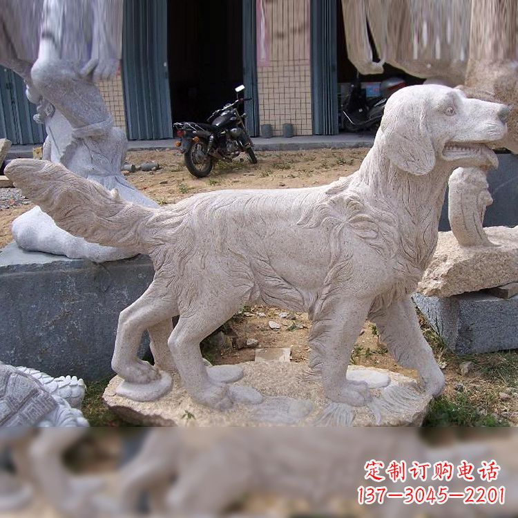 甘肃大理石狗雕塑——精致的狗雕塑,让你的生活更有趣