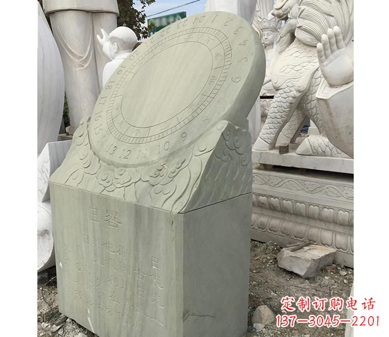甘肃大理石日晷雕塑
