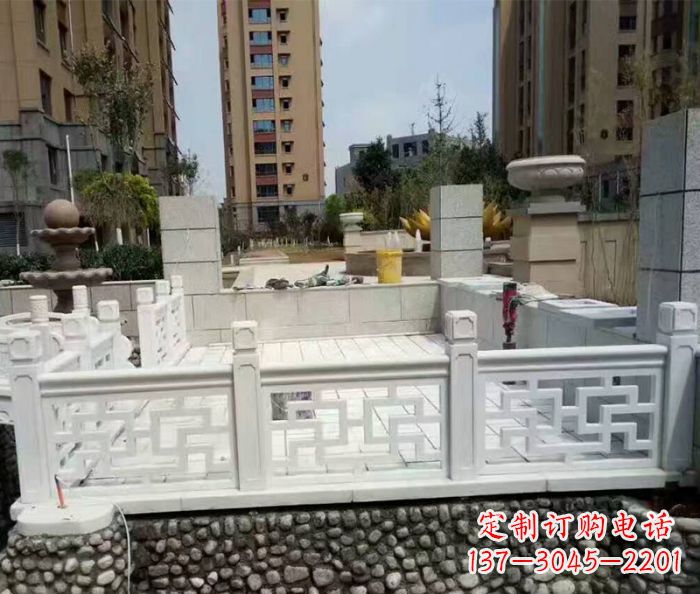 甘肃精美大理石国旗台石雕雕塑