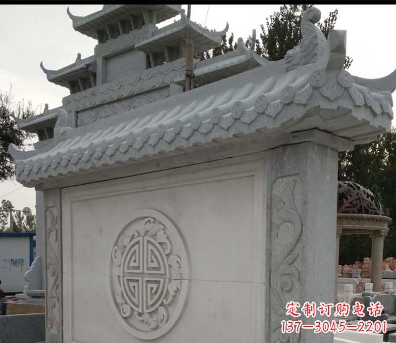 甘肃精美大理石影壁雕塑