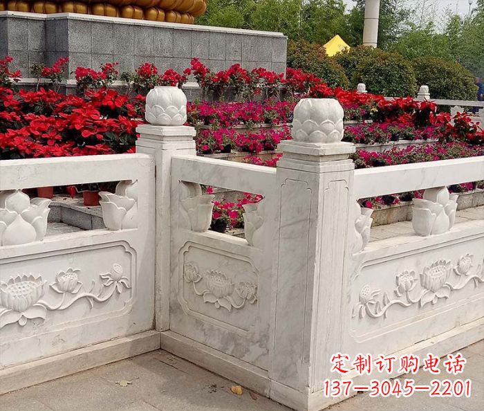 甘肃精美大理石旅游景区石雕栏板