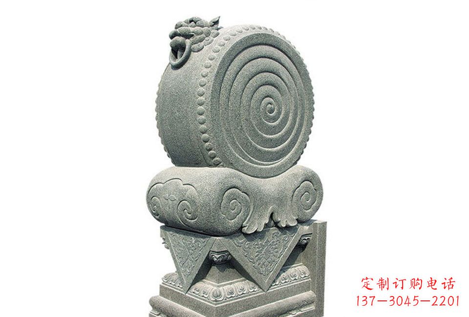 甘肃门墩招财石雕