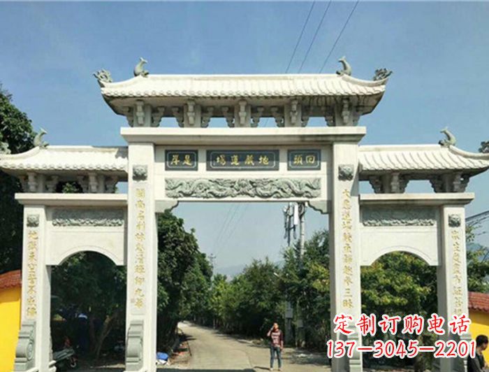 甘肃大理石牌坊雕塑