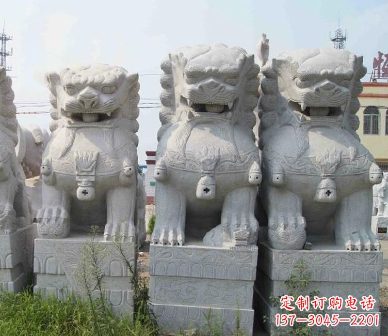 甘肃北京玉石狮子雕塑