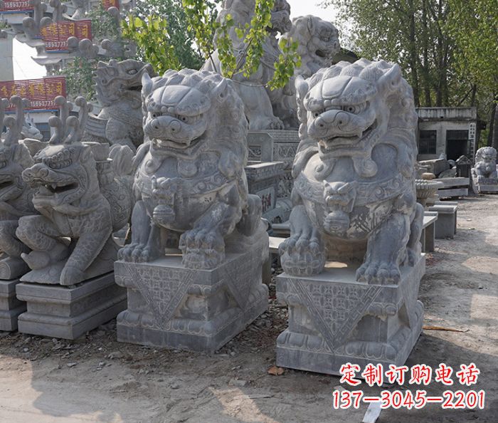 甘肃大理石狮子雕塑