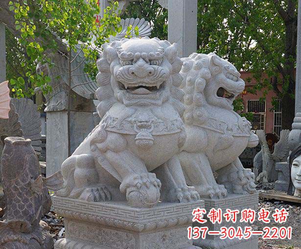 甘肃中领雕塑狮子雕塑定制