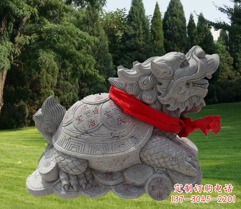 甘肃古典铜质龙雕塑