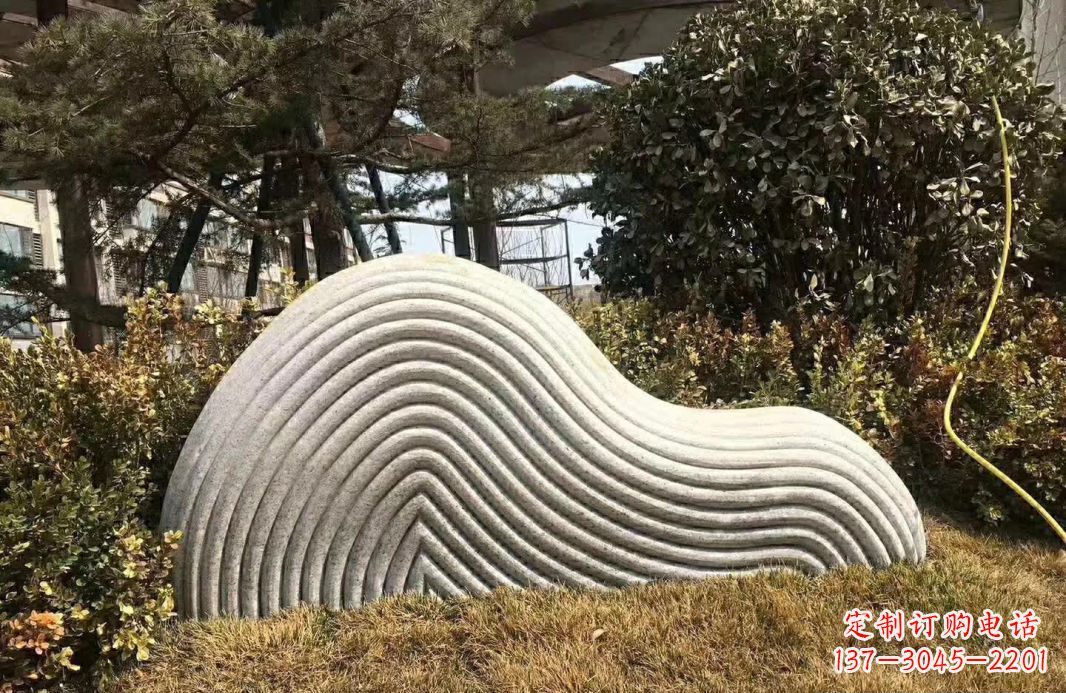 甘肃高雅大理石纹理假山雕塑