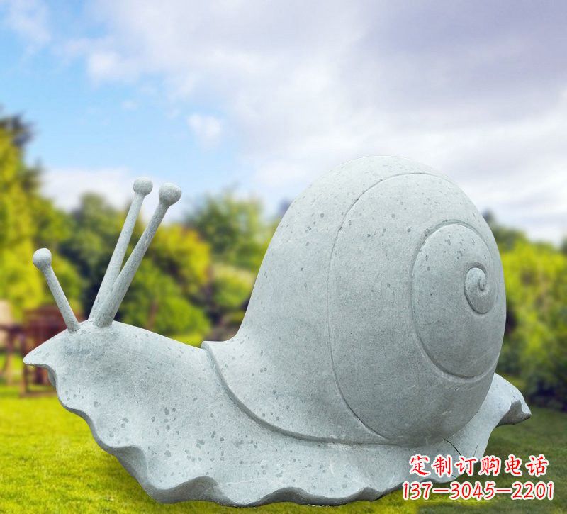 甘肃大理石蜗牛雕塑