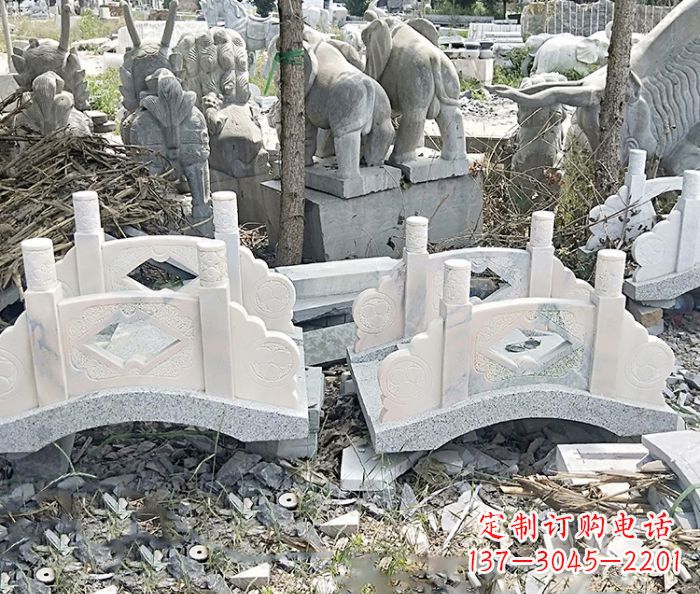 甘肃精美大理石拱桥雕塑