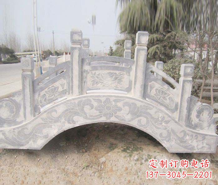 甘肃精美大理石小型拱桥石雕