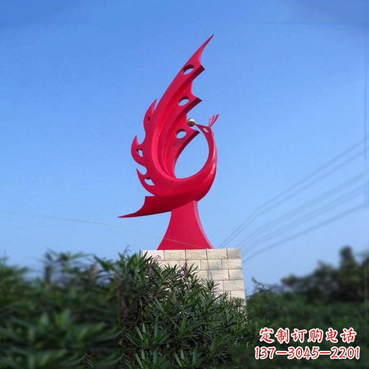 甘肃凤凰不锈钢雕塑