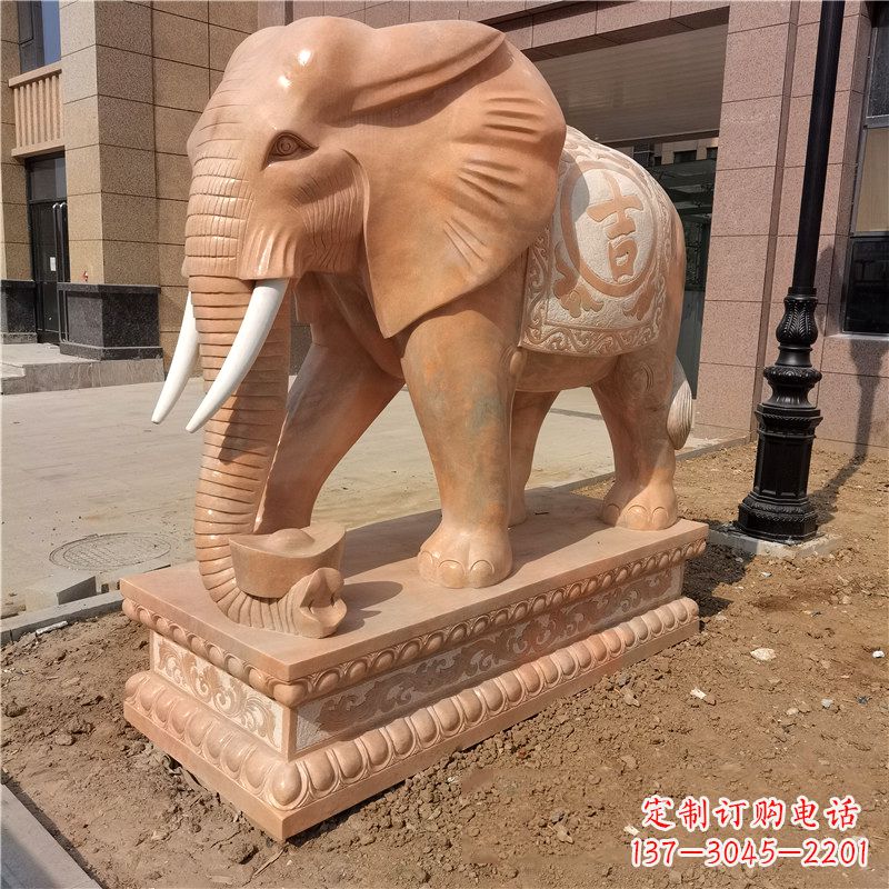 甘肃大象石雕——辟邪守护