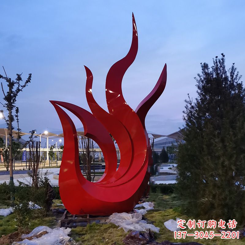 甘肃大型不锈钢几何凤凰,广场公园城市标志性动物雕塑