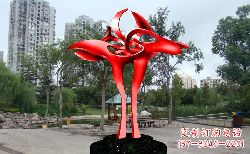 甘肃精美的不锈钢仙鹤雕塑