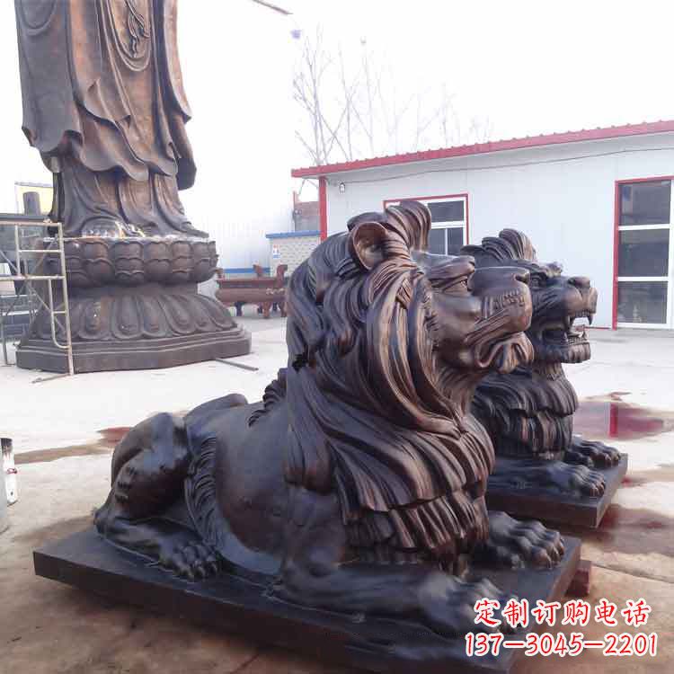 甘肃大型纯铜汇丰狮子