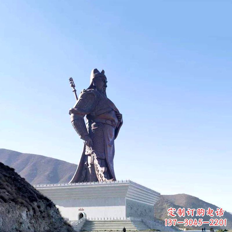 甘肃关公铸铜雕塑——传承三国历史文化的精美雕塑